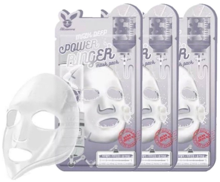  Elizavecca, Тканевая маска с молочными протеинами Power Ringer Mask Pack Milk Deep, 23 мл.. Доставка в Астрахань