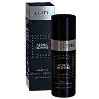 Estel Alpha Homme, масло для волос и бороды, 50 мл.