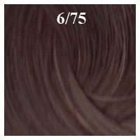 Estel De Luxe Sense- 6/75 темно-русый коричневый красный,60мл