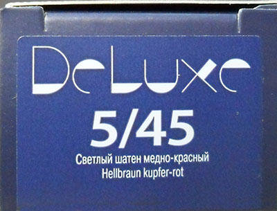 Estel De Luxe - 5/45 Светлый шатен медно-красный, 60 мл.