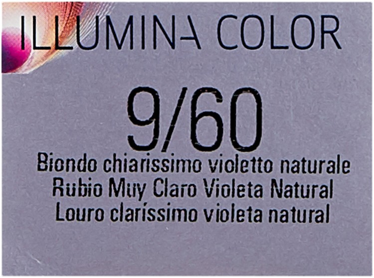  Wella Illumina Color 9/60 Яркий блондин фиолетовый натуральный, 60 мл.. Доставка в Астрахань